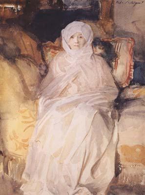 John Singer Sargent Mrs.Gardner in White (mk18) oil painting picture
